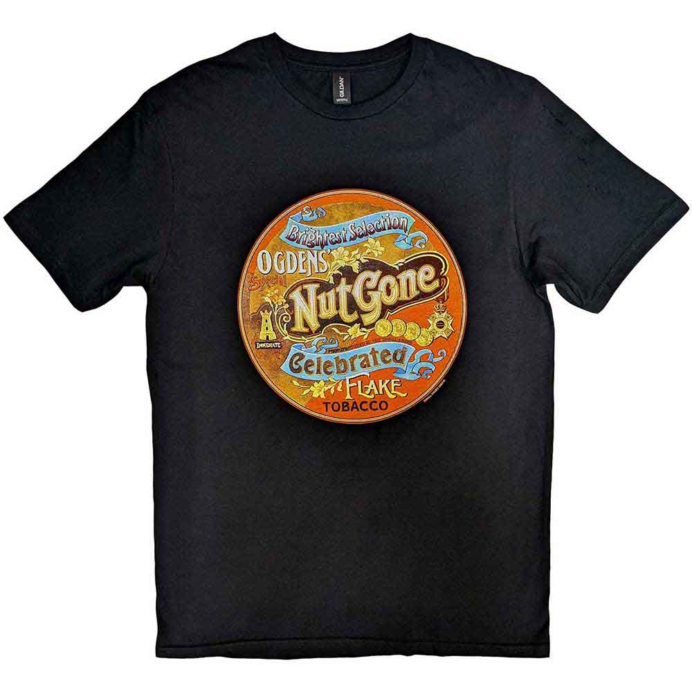 Grey unisex t-shirt with “Nut Gone” text and small faces graphic.