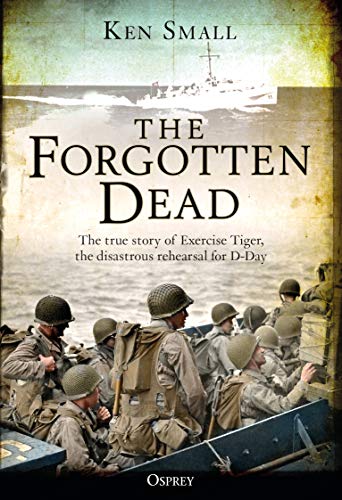 Book cover depicting soldiers in a landing craft, wartime scene.