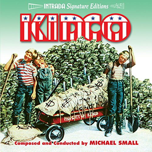 Kidco CD cover: two boys with a wagon full of money.