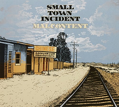 CD cover showing railroad tracks beside a building with a Chinese Restaurant sign.