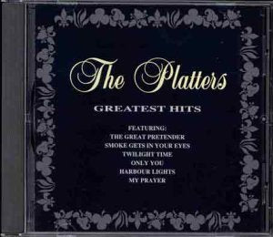 The Platters Greatest Hits CD in a jewel case, dark blue cover.