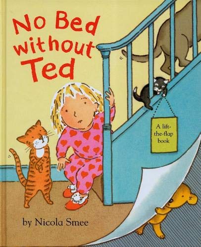 Children’s book cover with a girl, orange cat, and black kitten.