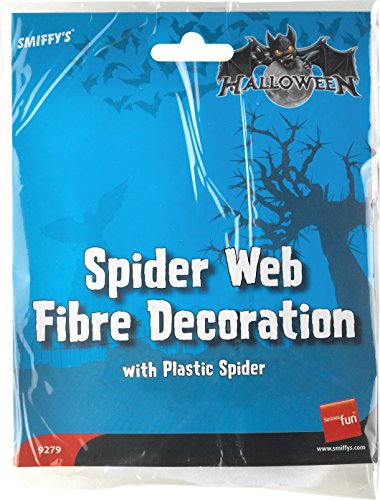 "Plastic packaging with blue background, white text, and Halloween-themed graphics."