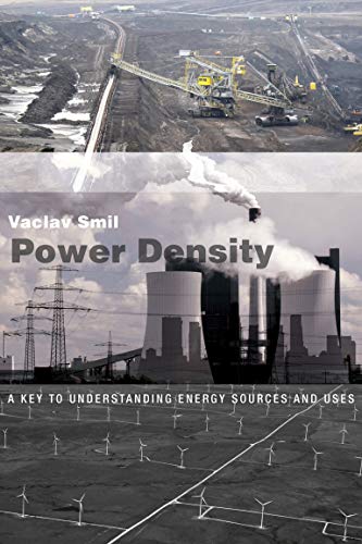 Book cover with images of coal mining, power plants, and wind turbines.
