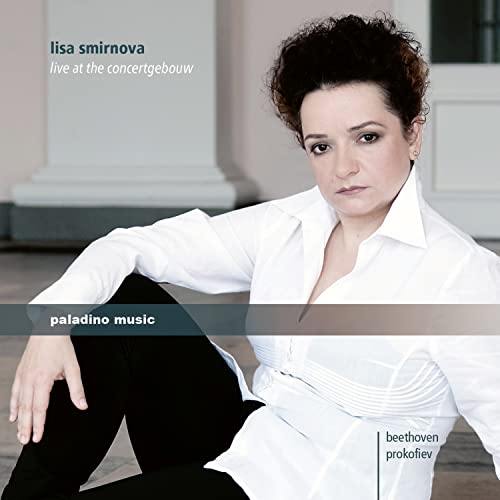 CD cover featuring Lisa Smirnova in a white shirt and black trousers.