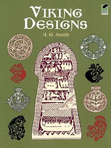 Book cover featuring intricate Viking art and ornamental designs.
