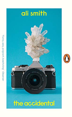 Book cover: "The Accidental" by Ali Smith, featuring a camera and crystals.
