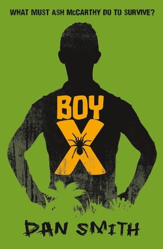 Book cover featuring a black silhouette of a boy against a green background.
