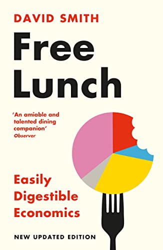 Book cover: “Free Lunch” with a pie chart and fork illustration.