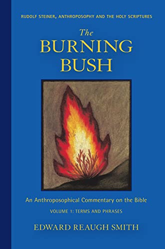 Book cover: “The Burning Bush” with a fiery bush illustration.