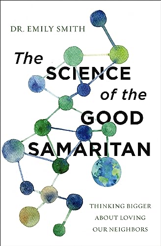 Book cover with title, watercolor molecule illustration, and a small Earth.