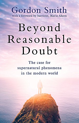 Book cover: “Beyond Reasonable Doubt” with a figure silhouetted on a cliff.