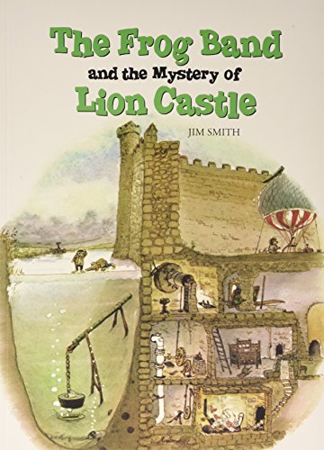 Book cover illustration showing a cross-section of a castle with frogs and machinery.
