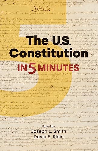 Book cover: “The U.S. Constitution in 5 Minutes” with a large yellow number 5.
