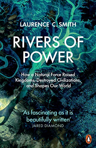 Book cover for "Rivers of Power" with blue river imagery.
