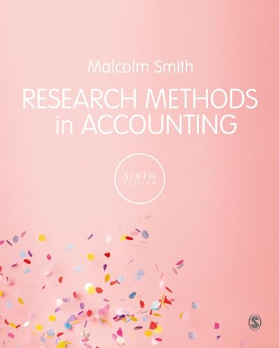 Book cover: "Research Methods in Accounting," sixth edition, with confetti.