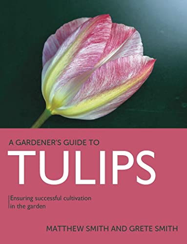Book cover featuring a pink and yellow tulip, titled "Tulips.