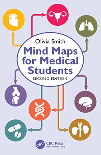 Book cover: "Mind Maps for Medical Students" with anatomical illustrations.