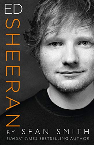 Black and white book cover featuring a portrait of Ed Sheeran.