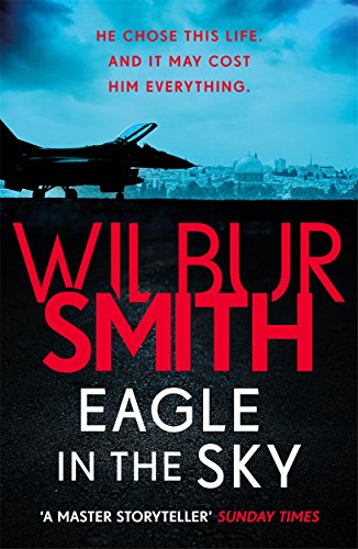 Book cover showing a fighter jet silhouette against a blue sky and city skyline.