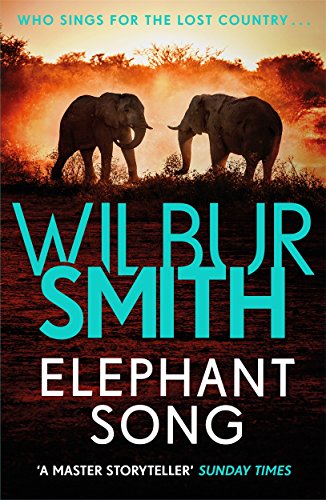 Book cover featuring two elephants against a sunset backdrop.