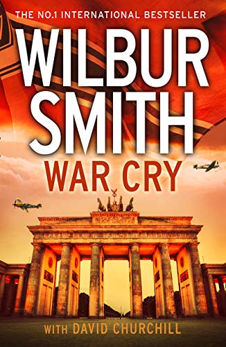 Book cover for “War Cry” featuring the Brandenburg Gate and airplanes.