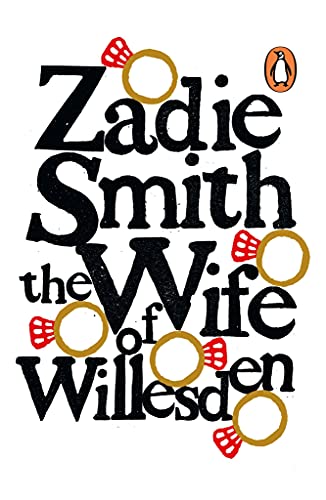 Book cover for The Wife of Willesden by Zadie Smith with gold ring illustrations.