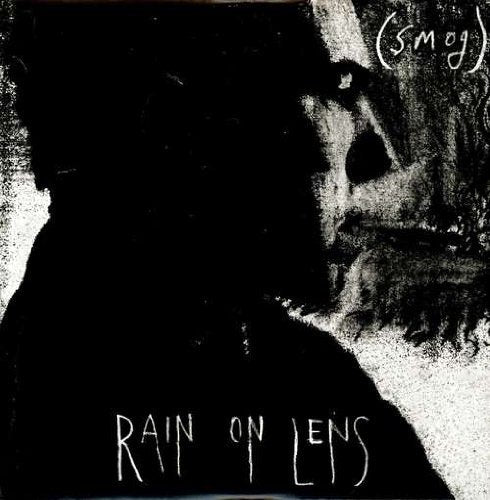 Black and white album cover for Smog’s “Rain on Lens” vinyl record.