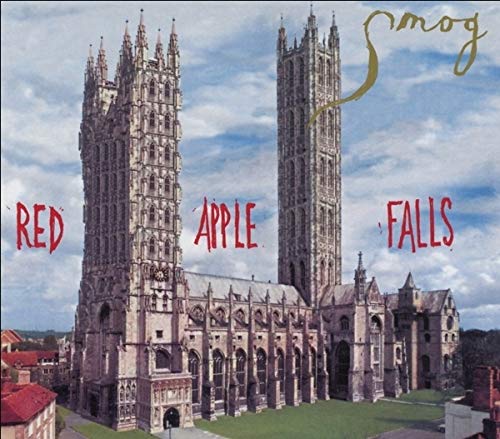 Album cover for Smog’s “Red Apple Falls” featuring a gothic cathedral.