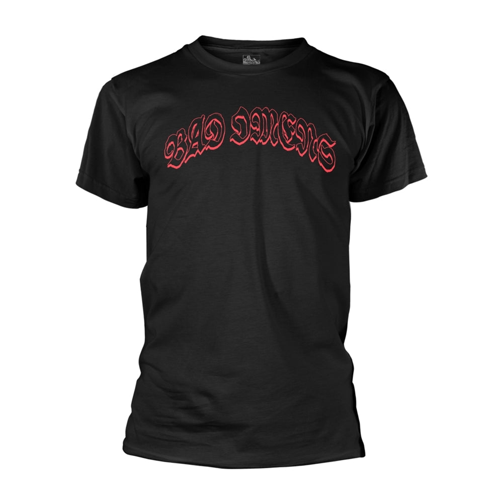 Black t-shirt with red, ornate “BAD DANCE” lettering across the chest.