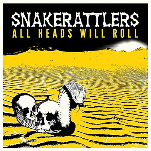 CD cover: black text, snake and skull on yellow desert background.