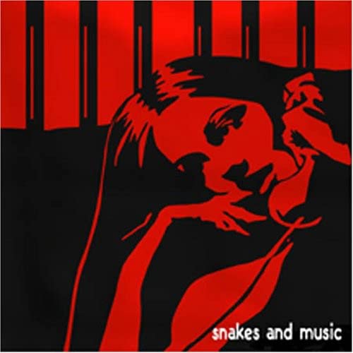 Red and black album cover featuring a stylized portrait of a woman.