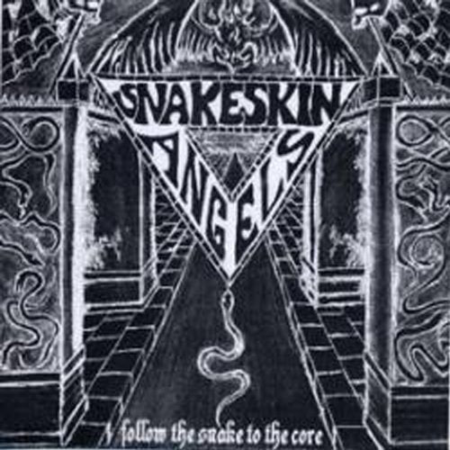 Dark album cover with a snake, skull, and glowing orb design.