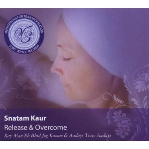 CD cover featuring Snatam Kaur in profile, wearing a white turban.