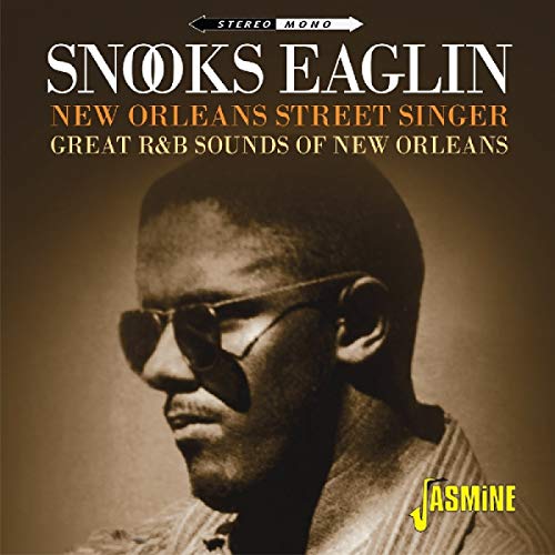 CD cover featuring Snooks Eaglin in sunglasses, sepia tone.