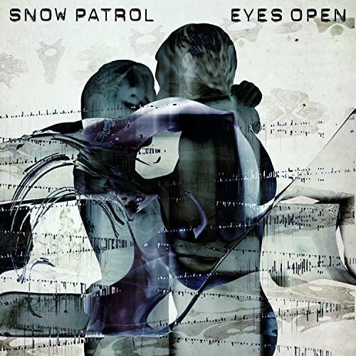 Snow Patrol “Eyes Open” vinyl album cover with abstract figures.