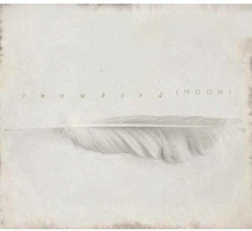 Album cover: white feather on a textured, light grey background.