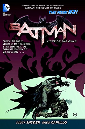 Batman comic book cover featuring Batman standing over a defeated enemy on a light background.