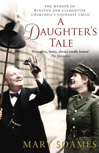 Book cover featuring Winston Churchill, a woman in uniform, and a hat.