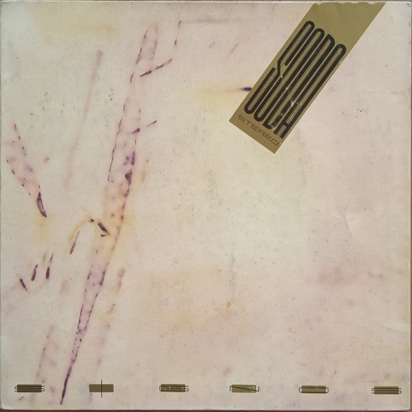 Soda Stereo “Signos” vinyl record cover, beige with red markings.