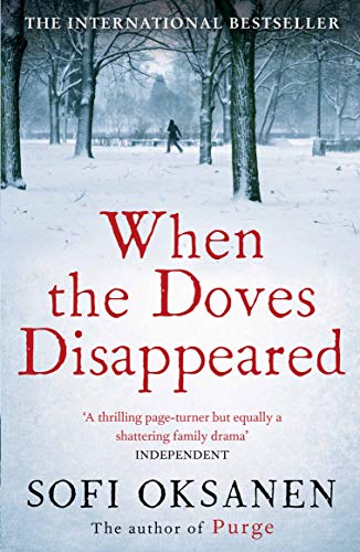 Book cover showing a lone figure walking through a snowy, tree-lined park.