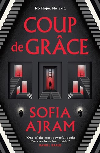 Book cover: “Coup De Grâce” by Sofia Ajram, featuring a shadowy figure.