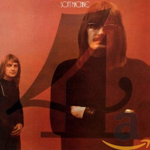 Soft Machine album cover: two men and a large number four.