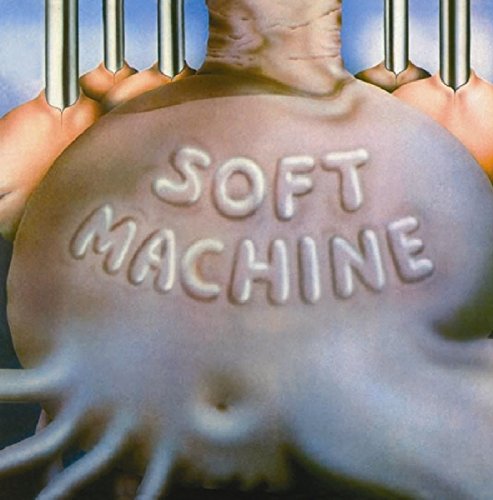 Album cover for Soft Machine 6, featuring a nude back with embossed text.