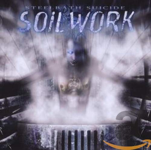 CD cover for Soilwork’s “Steelbath Suicide” with a ghostly figure in water.