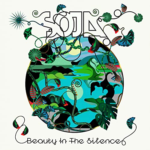 CD cover for Soja’s “Beauty In The Silence” with jungle imagery.