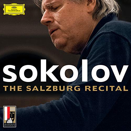 Grigory Sokolov portrait CD cover, Deutsche Grammophon label, Salzburg Recital.