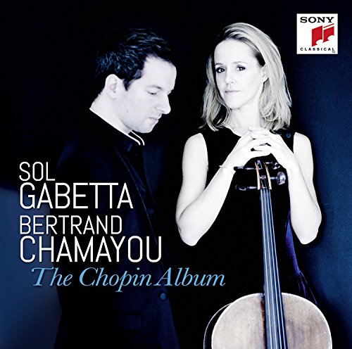 CD cover featuring cellist Sol Gabetta and pianist Bertrand Chamayou.