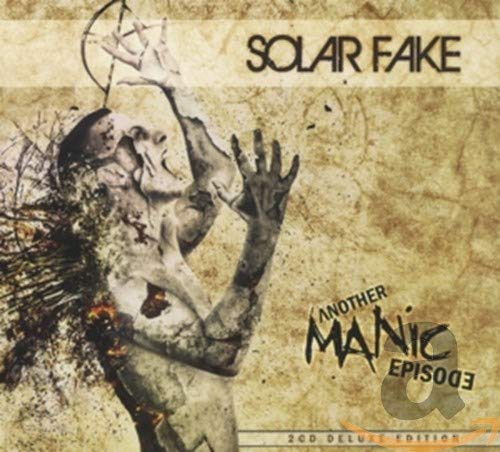 CD cover for Solar Fake’s “Another Manic Episode” with distressed figure.
