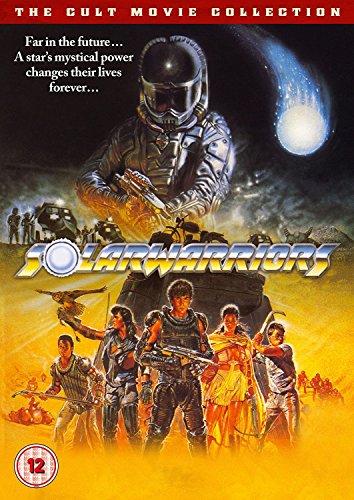 DVD cover art featuring a futuristic armored warrior and a group of young survivors.